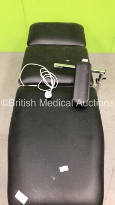 Medi-Plinth Electric Patient Examination Couch (Unable to Power Test Due to No Controller - Rips in Cushion - See Pictures) - 3