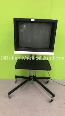 Sony Trinitron Monitor on Stand (Powers Up)