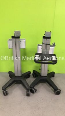 2 x Sonosite V Universal Ultrasound Mobile Stands