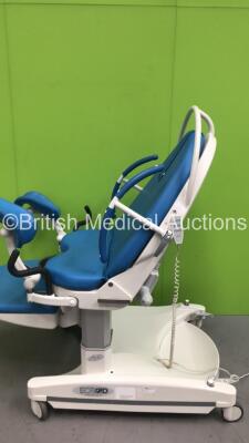 BorCad PPA-AB36 Birthing Bed with Controller, Stirrups and Attachments (Powers Up) - 4