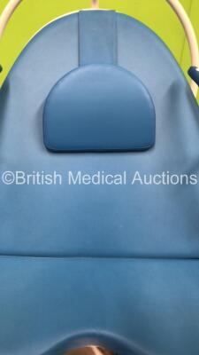 BorCad PPA-AB36 Birthing Bed with Controller, Stirrups and Attachments (Powers Up - Slight Damage to Rear Trim) - 2