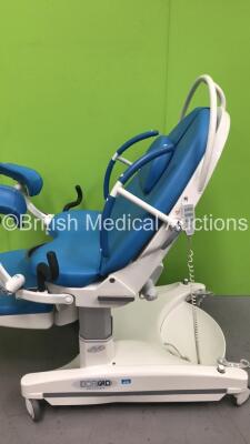 BorCad PPA-AB36 Birthing Bed with Controller, Stirrups and Attachments (Powers Up - Slight Damage to Rear Trim) - 4