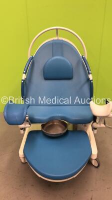 BorCad PPA-AB36 Birthing Bed with Controller, Stirrups and Attachments (Powers Up)