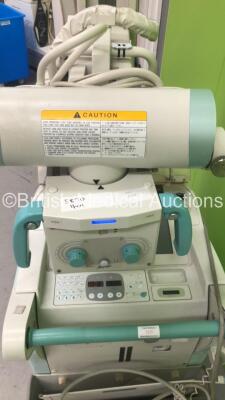 Shimadzu MobileDaRt Evolution Mobile X-Ray with Canon Lanmix CXDi-55C Detector (Powers Up with Error - See Pictures - Key Included -) *S/N 0162S61403* **Mfd 09/2009* - 8