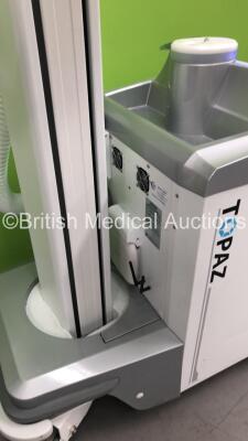 DRGEM Topaz-32D Mobile X-Ray with DRGEM Wireless Digital Flat Panel Detector Model Mano4336W (Powers Up with Key - Key Included) *S/N DRK2040030A* **Mfd 04/2020** - 6