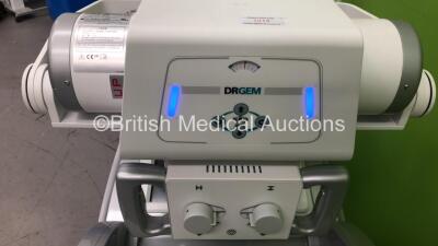 DRGEM Topaz-32D Mobile X-Ray with DRGEM Wireless Digital Flat Panel Detector Model Mano4336W (Powers Up with Key - Key Included) *S/N DRK2040030A* **Mfd 04/2020** - 7