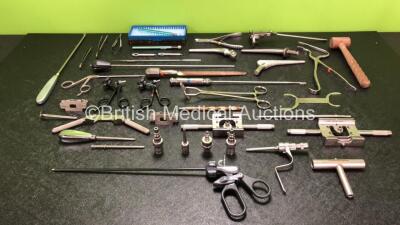 Job Lot of Various Surgical Instruments and Drill Attachments