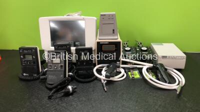 Mixed Lot Including 1 x Sony UP-D897 Digital Graphic Printer, 2 x Wallach IL-C02 Cryosurgery Guns, 1 x Servomex 570A Oxygen Analyzer, 1 x Philips Printer Module, 4 x Ohmeda 5120 Oxygen Monitors , 1 x Olympic CFM 6000 Patient Monitor, 1 x Oscilla SM930 Scr