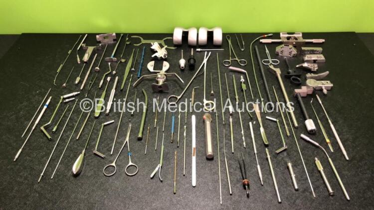 Job Lot Including Various Surgical Instruments and Drill Attachments