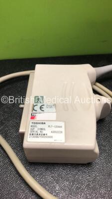 Toshiba PLT-1204AX Ultrasound Transducer / Probe *Untested with Damaged Head-See Photos* - 2