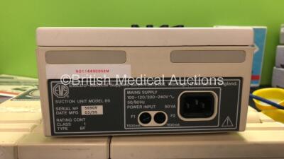 Mixed Lot Including 1 x EMS Medi Link Model 70C Control Module with 1 x Transducer / Probe and 1 x User Manual (Powers Up) 1 x EMS Model 69 Suction Unit with 4 x Attachments and 1 x User Manual (Powers Up) 1 x Nellcor N-550 Pulse Oximeter (Powers Up) 2 x - 4