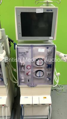 2 x Fresenius Medical Care 5008 Dialysis Machines - Software Version - Running Hours 39568 (1 x Powers Up) - 4