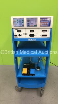 Covidien ForceTriad Electrosurgical /Diathermy Unit Software Version 3.60 on Stand with 2 x Footswitches (Powers Up) *Mfd 01/2008*