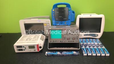 Mixed Lot Including 1 x Mindray PM-7000 Patient Monitor with ECG, T1, T2, SPO2 and NIBP Options, 1 x GE ProCare Auscultatory 400 Vital Signs Monitor, 1 x Drager Infinity Delta Patient Monitor with HemoMed, NBP, Aux/Hemo and Multi-Med Options, 14 x Medi Pr