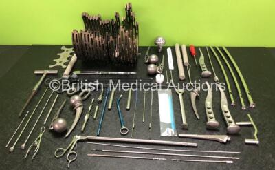 Job Lot of Various Surgical Instruments and Spatial Frame Rings