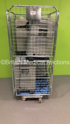 Cage of 6 x AirSep NewLife Elite Oxygen Concentrators (Cage Not Included)