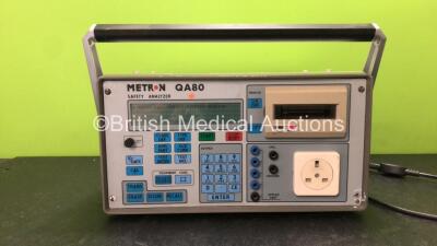 Metron QA-80 Safety Analyzer Software Version V3.3E (Powers Up)