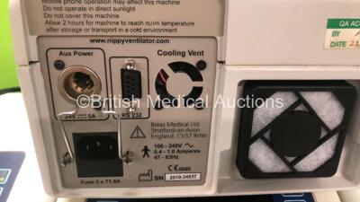 4 x B & D Electromedical Nippy 3+ Ventilators (All Power Up) *GL* - 5