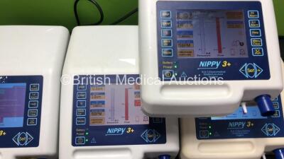 4 x B & D Electromedical Nippy 3+ Ventilators (All Power Up) *GL* - 3