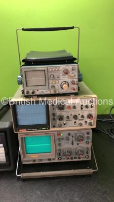 Mixed Lot Including 2 x Eurotherm Chessell Chart Recorders (Both Power Up with Battery Failure Message-See Photo) 1 x Hitachi V212 Oscilloscope (Powers Up) 1 x Hameg HM 203s Oscilloscope (Powers Up) 1 x Sony 314 Oscilloscope (Powers Up) - 3