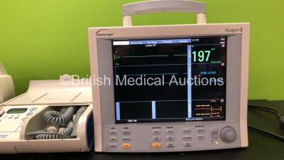 Mixed Lot Including 1 x Huntleigh Smartsigns Lite Plus Patient Monitor (No Power) 1 x Huntleigh MD200 Doppler Unit (Powers Up) 1 x Datascope Passport 2 Patient Monitor Including ECG, SpO2 and T1 Options (Powers Up) - 4