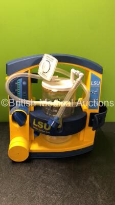 4 x Laerdal LSU Suction Units with 4 x Cups (3 Power Up, 1 No Power, 3 with Missing Covers-See Photos) - 2