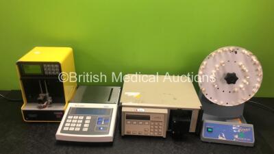 Mixed Lot Including 1 x Camlab Automatic Osmometer (Powers Up) 1 x Planer MRV Controlled Rate Freezer Controller, 1 x Gilson 118/119 UV/Vis Detector (Draws Power Does Not Power Up) and 1 x Stuart SB2 Rotator (Powers Up)