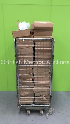 Cage of Approx 60 Boxes of Purple Surgical ST/50/7 50m x 7mm Coil Tubing (Cage Not Included)