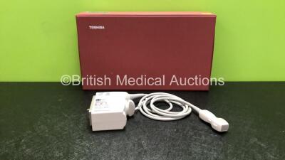 Toshiba PST-30BT Ultrasound Transducer / Probe *Mfd - 02/2009* in Case (Untested)