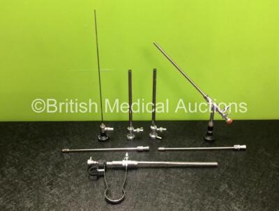 R.Wolf Instrument Set Including 1 x 8962.81 Instrument, 1 x 8462.30 0 Degree Rigid Scope (Clear View) 1 x 8972.433 25 Degree Panoview Plus Nephroscope (Slightly Cloudy View) 2 x 8962.06 Cannulas with 1 x 8962.06 Trocar and 1 x 8962.02 Trocar