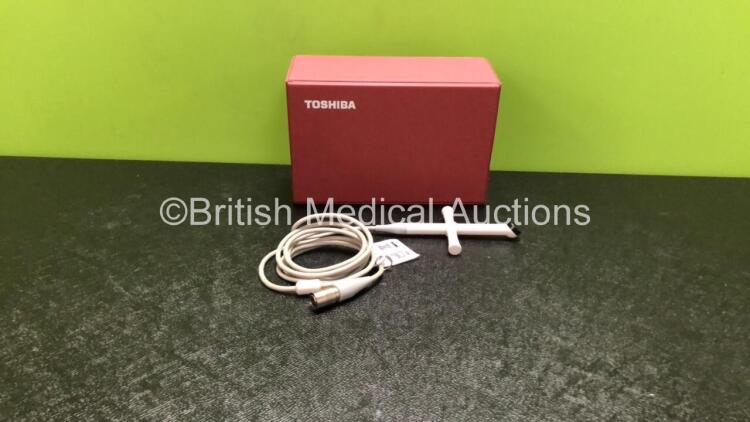 Toshiba PC-20M CW Doppler Pencil Transducer / Probe *Mfd - 01/2009* in Case (Untested)