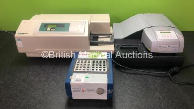 Mixed Lot Including 1 x VersaMax Tunable Microplate Reader (Powers Up with Error) 1 x Techne Dri-Block DB2A Unit (Powers Up) and 1 x Tecan 384 Power Washer (Powers Up)