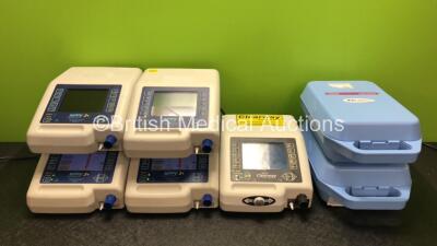 Mixed Lot Including 4 x B & D Nippy 3+ Ventilators (1 x No Power) 1 x B & D Nippy Clearway Cough Assistor (Powers Up) and 2 x Medix AC 2000 Nebulisers *SN 2011-12957 / 2016-25034 / 2010-11592 / 2012-15048 / 2014-20862 / M2006749153 / M2006749158*