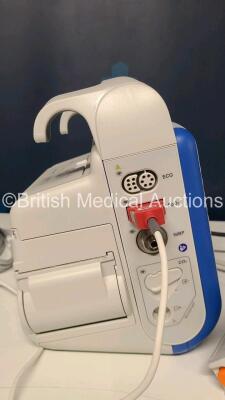 Zoll X Series Defibrillator / Monitor *Mfd - 2019* with Pacer, ECG, SPO2, NIBP, CO2, P1, P2, P3, T1, T2 and Printer Options, SPO2 Finger Sensor, NIBP Cuff and Hose, Paddle Lead, External Hard Paddles, 1 x Flat Battery and User Manual (Powers Up and Passes - 5