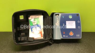Laerdal Heartstart FR2+ Defibrillator with 1 x Battery *Install Date 07-2025* In Carry Case (Powers Up and Passes Self Test) *SN 0309299399*