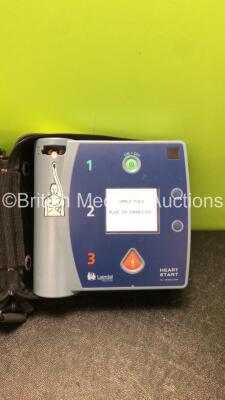 Laerdal Heartstart FR2+ Defibrillator with 1 x Battery *Install Date 07-2025* In Carry Case (Powers Up and Passes Self Test) *SN 0309299399* - 2