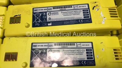 Job Lot Including 43 x Cardiac Science PowerHeart AED G3 Batteries and 20 x Cardiac Science PowerHeart G5 Batteries (All Untested) - 5