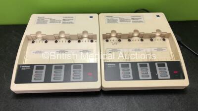 2 x Medtronic Physio Control System 2 Battery Support Chargers (Both Power Up) - 2