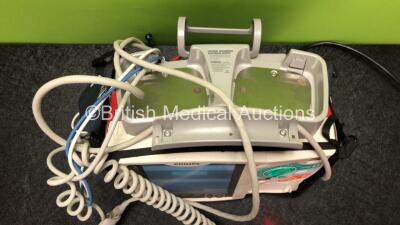 Philips Heartstart MRx Defibrillator Including Pacer, ECG, NiBP, SpO2 and Printer Options with External Hard Paddles, 1 x Paddle Lead, 1 x Power Module, 1 x 3 Lead ECG Lead, 1 x BP Cuff and 1 x SpO2 Finger Sensor (Powers Up) - 7