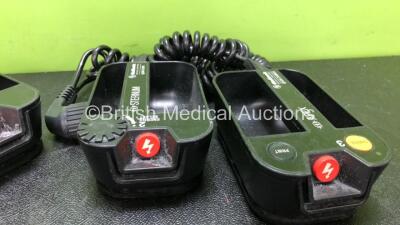 2 x Medtronic 3006567-04 Defibrillator Hard Paddles - 2