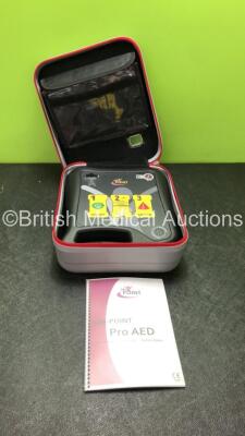 Life Point AED Defibrillator in Carry Case (Powers Up)