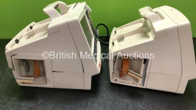 2 x Lifepak 20e Defibrillators Including ECG and Printer Options (1 x Draws Power Does Not Power Up, Both Missing Printer Modules, 1 x Spares and Repairs) - 5
