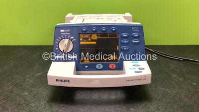 Philips Heartstart XL Smart Biphasic Defibrillator Including Pacer, ECG and Printer Options (Powers Up)