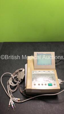 Nihon Kohden ECG-9139K Cardiofax Q Electrocardiograph Machine with 1 x 10 Lead ECG Lead (Powers Up) *GH*