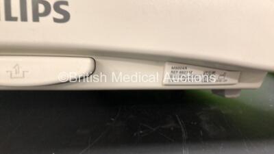 2 x Philips IntelliVue MP50 Anesthesia Patient Monitors *Mfd 2010 and 2008* (Both Power Up, 2 x Damage to Casing, 1 x Slight Damage to Screen and 1 x Missing Dial - See Photos) *DE82082097 and DE82062442* - 3