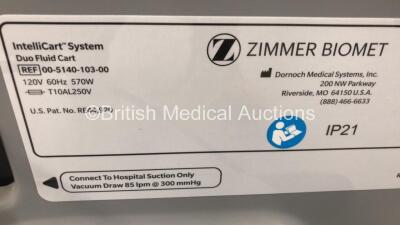 Zimmer BioMet IntelliCart System Duo Fluid Cart (Unable to Power Test Due to 3 Phase Power Supply - See Pictures) - 5