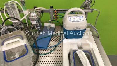 Oxygen Animal Operating Table with 2 x Gaymar T/Pump Suction Pumps, Mss Isoflurane Vaporizer and Accessories (Unable to Power Test Due to 3 Pin Power Supply) - 4