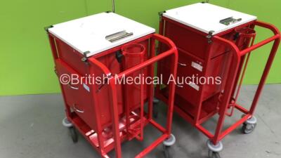 2 x Bristol Maid Crash Trolleys *S/N NA* - 2