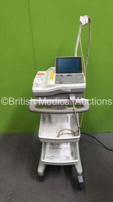 Cardiac Science Burdick 8500 Electrocardiograph with 10 Lead ECG Leads (Powers Up with Distorted Display) *S/N E8500-001147*