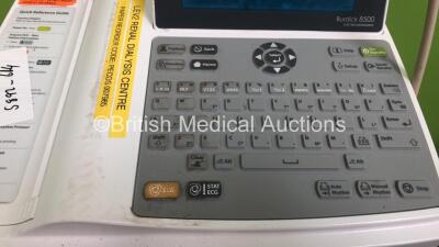 Cardiac Science Burdick 8500 Electrocardiograph with 10 Lead ECG Leads (Powers Up with Distorted Display) *S/N E8500-001147* - 3